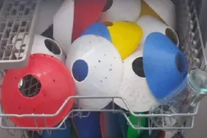 Κώνους στο πλυντήριο πιάτων