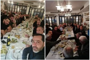 Βασιλόπιτα... οι βυσσινί παλαίμαχοι (Φώτος)