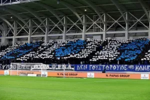 (Φωτορεπορτάζ) Οι Απολλωνίστες στο ματς με Ανόρθωση