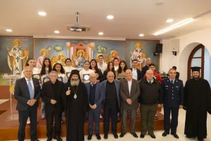 Στις βραβεύσεις των αρίστων του Αγίου Τύχωνα ο Πρόεδρος του ΚΟΑ