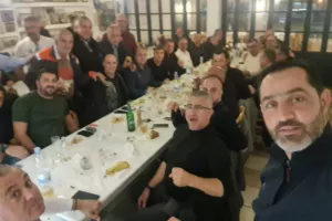 Βασιλόπιτα... οι βυσσινί παλαίμαχοι (Φώτος)