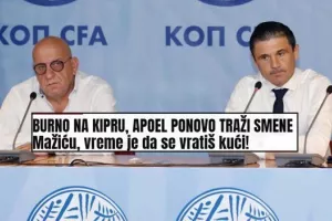 BURNO NA KIPRU (Θύελλα στην Κύπρο) Διαστάσεις στην Σερβία το θέμα Κούμα-Μάζιτς