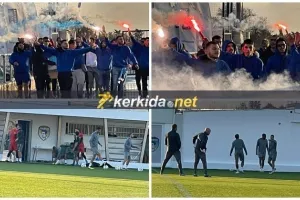 (BΙΝΤΕΟ-ΦΩΤΟΣ Kerkida) Στην προπόνηση οι οργανωμένοι