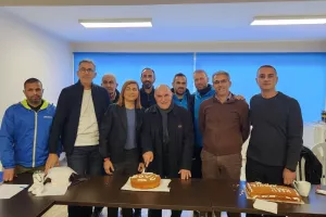 Στην κοπή της πρωτοχρονιάτικης πίτας του ΑΓΟ Λεμεσού ο Ανδρέας Μιχαηλίδης