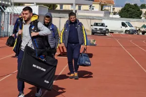 Η άφιξη του ΑΠΟΕΛ (φώτος)