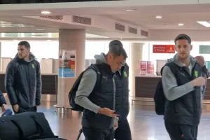 ΦΩΤΟΣ/Η ΑΕΚ πέταξε για την πρόκριση - Μαζί της το kerkida (φώτος)