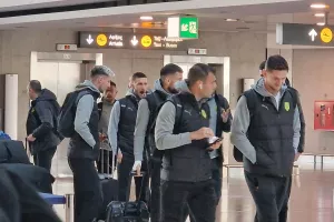 ΦΩΤΟΣ/Η ΑΕΚ πέταξε για την πρόκριση - Μαζί της το kerkida (φώτος)