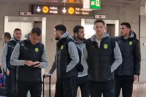 ΦΩΤΟΣ/Η ΑΕΚ πέταξε για την πρόκριση - Μαζί της το kerkida (φώτος)