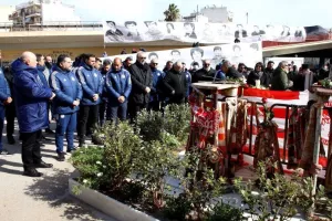 Τίμησε τη μνήμη των θυμάτων της Θύρας 7 ο Ολυμπιακός