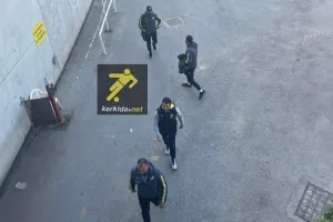 Φώτος/Η άφιξη του ΑΠΟΕΛ
