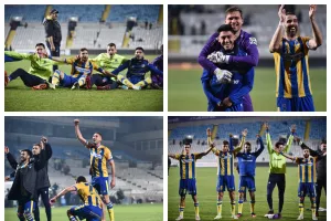 (Φώτος & Βίντεο) Ξέσπασμα κόσμου και παικτών - Πάρτι στο πέταλο από τους "Πορτοκαλί"