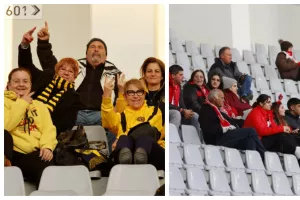 (Φωτορεπορτάζ) Ο κόσμος στο ΑΕΛ - Νέα Σαλαμίνα
