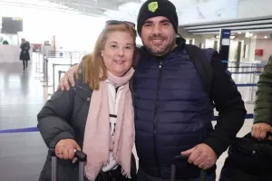 ΦΩΤΟΣ/Η ΑΕΚ πέταξε για την πρόκριση - Μαζί της το kerkida (φώτος)