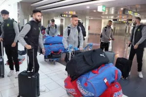 ΦΩΤΟΣ/Η ΑΕΚ πέταξε για την πρόκριση - Μαζί της το kerkida (φώτος)