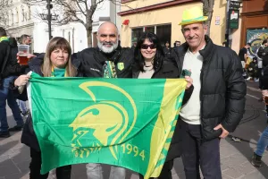 Ανεβαίνουν τα ντεσιμπέλ στο Κόσιτσε από τους AEKτζήδες (βίντεο/φώτος kerkida)