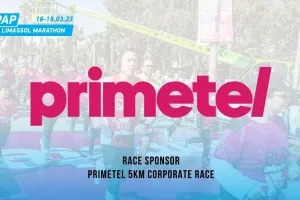 ΟΠΑΠ Μαραθώνιος Λεμεσού/Η Primetel ονομαστικός χορηγός του εταιρικού δρόμου 5χλμ.