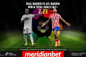 Μαδριλένικο ντέρμπι με Bet Builder στο online betting της Meridianbet!