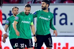 Νέα Σαλαμίνα-Ολυμπιακός: Συμβιβασμός με 4 γκολ! (φώτος)