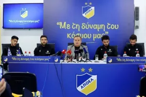 ΟΛΑ όσα ειπώθηκαν στην δημοσιογραφική διάσκεψη του ΑΠΟΕΛ (Βίντεο)