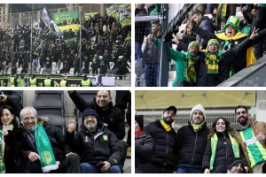 (Φωτορεπορτάζ) Οι ΑΕΚτζήδες στη Košická futbalová aréna 