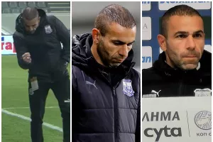 Σφιγμένη γροθιά, σκυμμένο κεφάλι, παραίτηση...