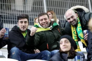 (Φωτορεπορτάζ) Οι ΑΕΚτζήδες στη Košická futbalová aréna 