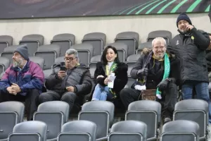 (Φωτορεπορτάζ) Οι ΑΕΚτζήδες στη Košická futbalová aréna 