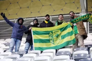 (Φωτορεπορτάζ) Οι ΑΕΚτζήδες στη Košická futbalová aréna 