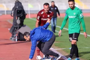 Απρόοπτο και... σύγκρουση στο φινάλε του ημιχρόνου στο "ΜΑΚ"