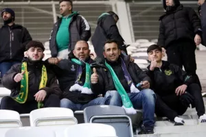 (Φωτορεπορτάζ) Οι ΑΕΚτζήδες στη Košická futbalová aréna 