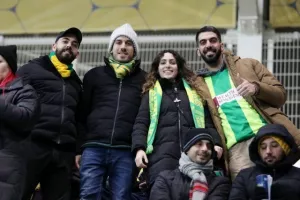 (Φωτορεπορτάζ) Οι ΑΕΚτζήδες στη Košická futbalová aréna 