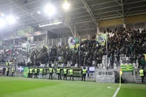 (Φωτορεπορτάζ) Οι ΑΕΚτζήδες στη Košická futbalová aréna 