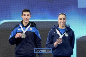 Ασύλληπτη επιτυχία της Κύπρου: Αργυρό μετάλλιο ο Σταύρος Χαραλαμπίδης, «Χάλκινη» η Ειρήνη Κοντού