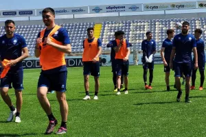 Συνέχισε με πρωινή προπόνηση η Εθνική Ελπίδων (φώτος)