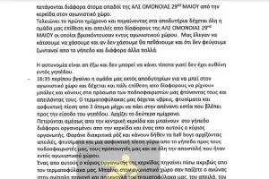 Κατέθεσε ένσταση και ζητάει το ματς (Επιστολή)