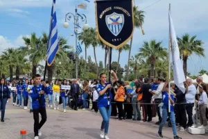 Παρέλασε στην Λάρνακα η ακαδημία της Ανόρθωσης (φώτος)
