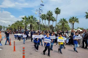 Παρέλασε στην Λάρνακα η ακαδημία της Ανόρθωσης (φώτος)