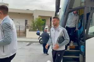 Η άφιξη της ΑΕΛ στο "Αμμόχωστος" (φώτος)