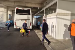 Άφιξη στο "ΑΕΚ Αρένα" (φώτος)