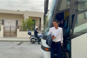 Η άφιξη της ΑΕΛ στο "Αμμόχωστος" (φώτος)