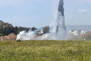 Ένταση έξω από το "Τάσσος Παπαδόπουλος" Ελευθερία (ΦΩΤΟΣ Kerkida)
