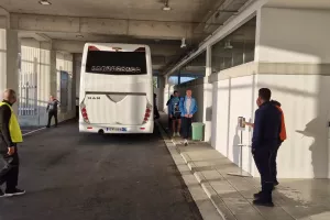 Άφιξη στο "ΑΕΚ Αρένα" (φώτος)