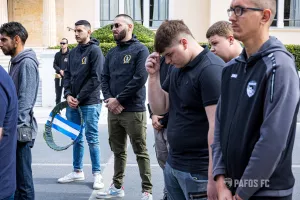Πάφος FC: Στο ετήσιο μνημόσυνο του Παλληκαρίδη (φώτος)
