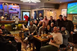 Το δείπνο της ΑΕΚ στα ΜΜΕ στο "The Abbey Tap" (φώτο)