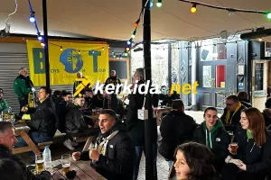 ΒΙΝΤΕΟ/ΦΩΤΟΣ kerkida: Pre - game οι ΑΕΚτζήδες στη "The People's Park Tavern"