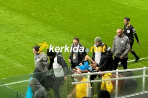 Μεγάλος άτυχος ο Χαμάς - Πρόβλημα στο γόνατο και αλλαγή στο 1'