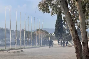 Ένταση έξω από το "Τάσσος Παπαδόπουλος" Ελευθερία (ΦΩΤΟΣ Kerkida)