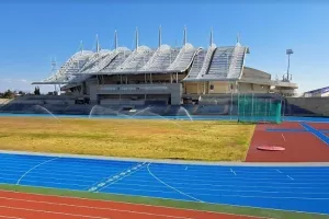 Στο υπερσύγχρονο Εθνικό Στάδιο Στίβου ΓΣΠ  "Τα Διαγόρεια"