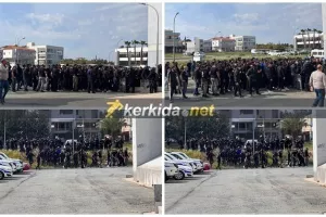 (ΦΩΤΟΣ Kerkida) Μαζική άφιξη "Μαχητών" 