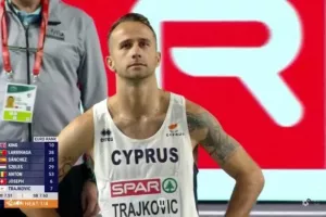 Εκτός τελικού στα 60μ. εμπόδια ο Τραΐκοβιτς